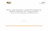 Pre-primary and Primary Education in Uganda