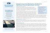 Using Concrete Maturity Testing to Optimize Road Opening ...