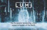 The European leadership-class supercomputer of the North