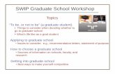 SWIP Grad school workshop 11 - University of Illinois ...