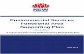 Environmental Services Functional Area Supporting Plan
