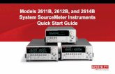 Models 2611B, 2612B, and 2614B System SourceMeter ...