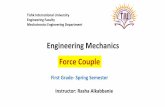 Engineering Mechanics Force Couple