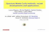 Quantum Monte Carlo methods: recent developments and ...