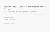 lecture 16: markov chain monte carlo (contd)