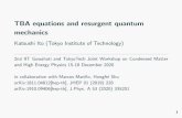 TBA equations and resurgent quantum mechanics