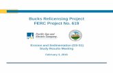 Bucks Relicensing Project FERC Project No. 619