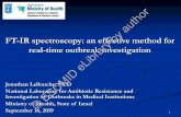FT-IR spectroscopy: an effective method for real-time ...