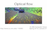 Optical flow - Carnegie Mellon School of Computer Science