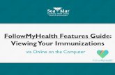 FollowMyHealth Features Guide: Viewing Your Immunizations