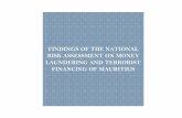 FINDINGS OF THE NATIONAL RISK ASSESSMENT ... - FIU Mauritius