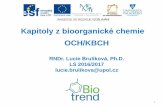 Kapitoly z bioorganické chemie OCH/KBCH