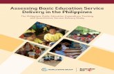 Assessing Basic Education Service Delivery in the Philippines
