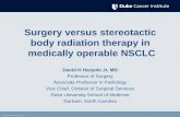 Surgery versus stereotactic body radiation therapy in ...