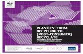 PLASTICS: FROM RECYCLING TO (POST-CONSUMER) RECYCLATE
