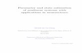 Parameter and state estimation of nonlinear systems with ...