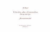 The Viola da Gamba Society Journal