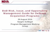 DoD Risk, Issue, and Opportunity Management Guide for ...