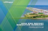 2020 ESG REPORT EXECUTIVE SUMMARY