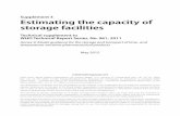 Supplement 3 Estimating the capacity of storage facilities