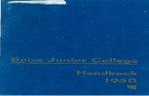 1950-1951 Boise Junior College Student Handbook