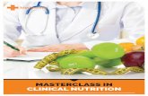 Masterclass in Clinical Nutrition