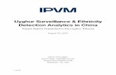 Uyghur Surveillance & Ethnicity Detection Analytics in China