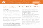 Student Opinion Survey - Higher Learning Commission