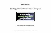 Overview: Strategy Driven Transactions Program