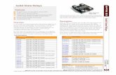 0859 Solid State Relays data sheet - Farnell