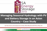 Managing Seasonal Hydrology with PV and Battery Storage in ...
