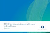 EBRD investments in renewable energy in Kazakhstan