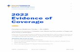 2022 Evidence of Coverage - providencehealthplan.com