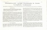 Pneumocystis carinii Pneumonia In - AJOL