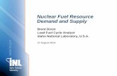 Nuclear Fuel Resource Demand and Supply
