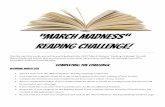 Reading Challenge! “MARCH MADNESS”