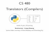 CS 480 Translators (Compilers)
