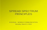 SPREAD SPECTRUM PRINCIPLES