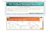 4.40 Exploring Trigonometric Ratios for Angles Greater ...