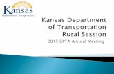 2015 KPTA Annual Meeting - Kansas Public Transit Association