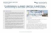 TURNING LAND INTO CAPITAL - LIWG