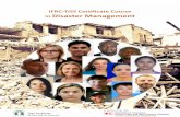 IFRC-TISS Certificate Course in Disaster Management