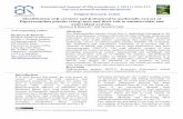 ISSN: 0975-0185 Identification of β-carotene and β ...