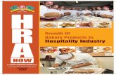 Growth Of bakery Products In Hospitality Industry