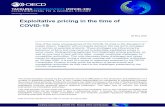 Exploitative pricing in the time of COVID - OECD