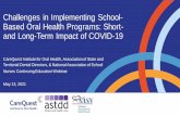 Challenges in Implementing School- Based Oral Health ...