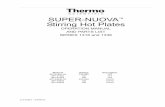 SUPER-NUOVA Stirring Hot Plates - Thermo Fisher Scientific