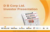 D B Corp Ltd. Investor Presentation