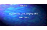 Module 5 Environmental Lab & Sampling Ethics