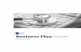Business Plan 2020-2021 - University of Calgary in Alberta
